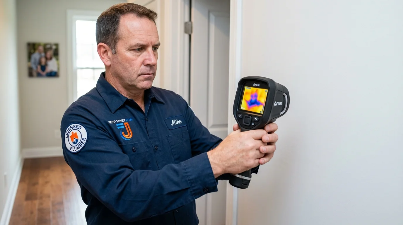 Thermal imaging leak detection by Johns Plumbing LLC in Lampasas